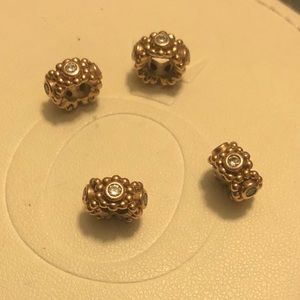 Pandora rose gold spacer